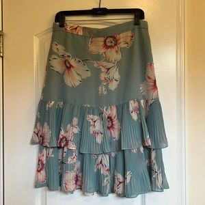 NWT Ann Taylor Petite Ruffle Midi Dress Size 6P